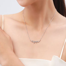 Menst Women's S925 Necklace ,Silver Branches With Cubic Zirconia Pendant