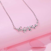 Menst Women's S925 Necklace ,Silver Branches With Cubic Zirconia Pendant