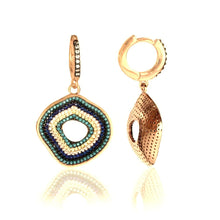 Elegant Locket Set with Finger Ring ,Devil Eye ,Protection,Sterling Silver 925 with 18k Gold plated